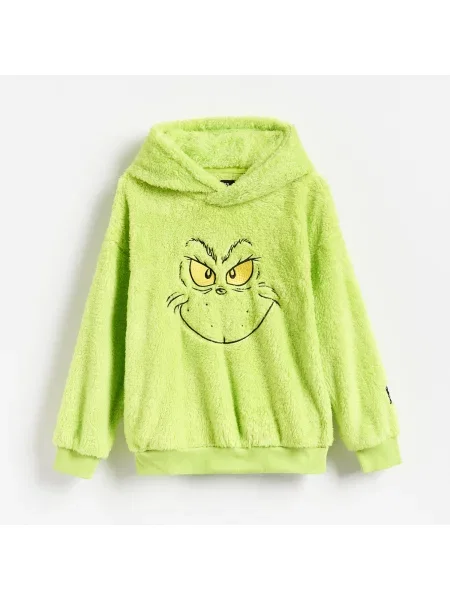 Reserved Karácsonyi pulóver Grinch zöldessárga