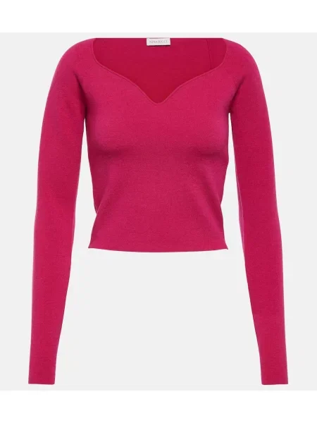 Pulover Nina Ricci de lână roz