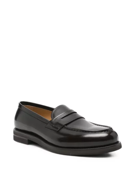 Pantofi loafer Henderson Baracco din piele maro