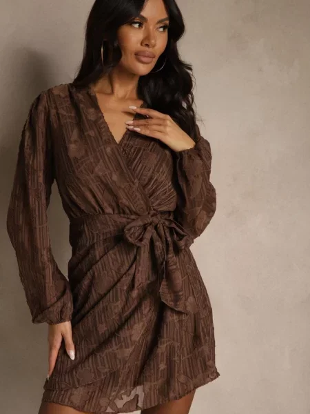 Rochie Essna maro