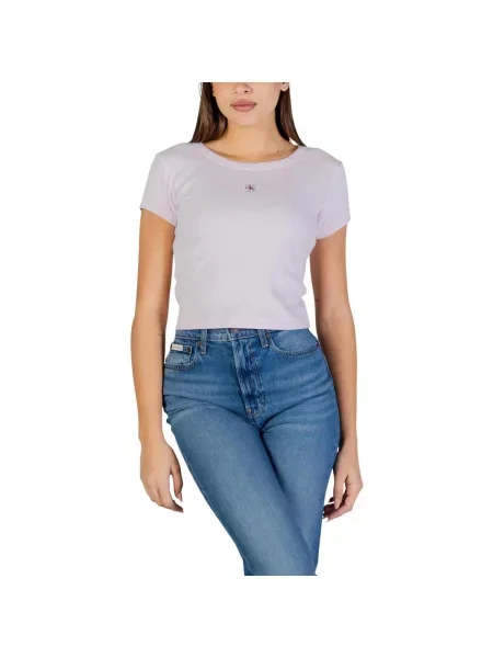 Majica Calvin Klein Jeans ružičasta