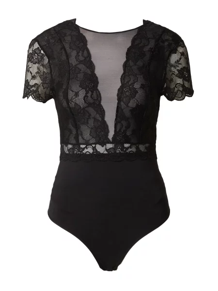 PIECES Tricou body Sicca' negru
