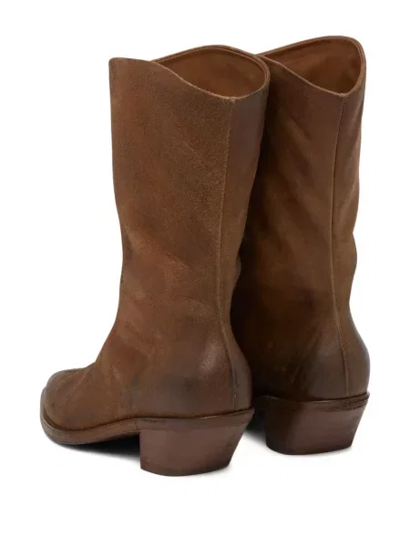 Botine Marsell din piele cowboy maro