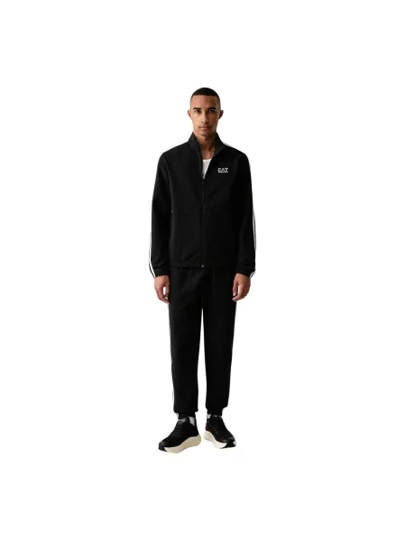 Komplet dresowy Ea7 Emporio Armani na siłownię czarny