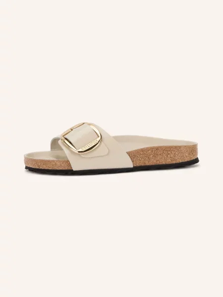 Birkenstock Pantofle Madrid Big Buckle béžová
