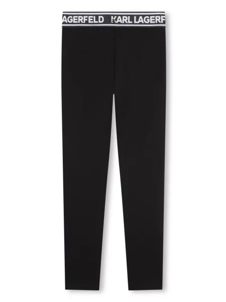 Legginsy dziecięce Karl Lagerfeld czarne