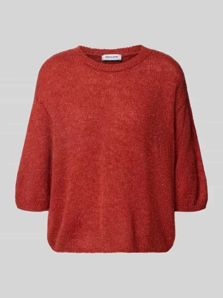 More & More Sweter Z Rękawami orange pomarańczowy