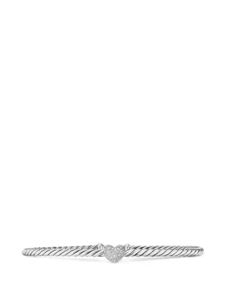 Brăţară David Yurman cu motiv cu inimi