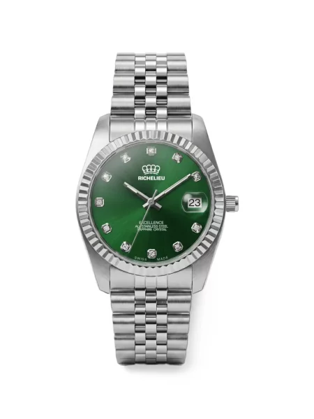 Ceas Richelieu Swiss verde