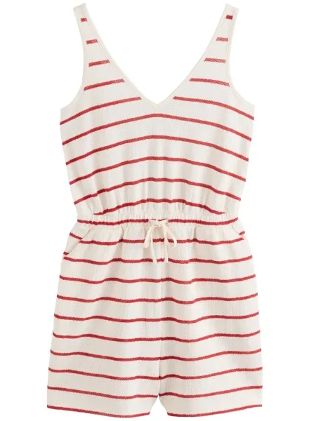 Next Kombinezon ecru/prljavo / crvena bijela