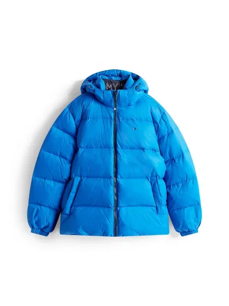 Tommy Jeans Geacă din puf Essential albastru