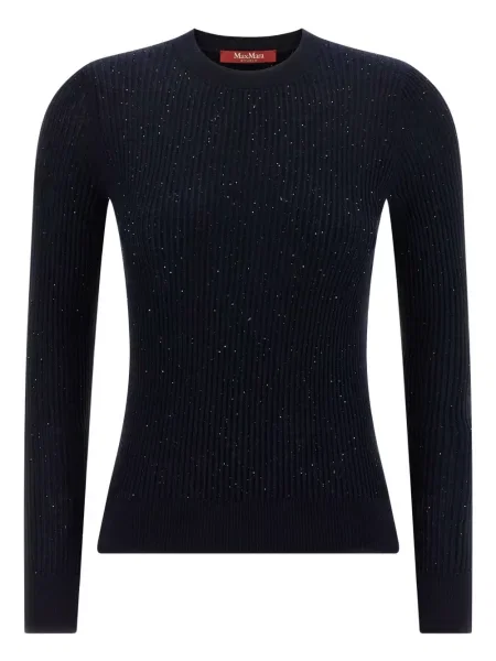 Pulover Max Mara cu paiete albastru