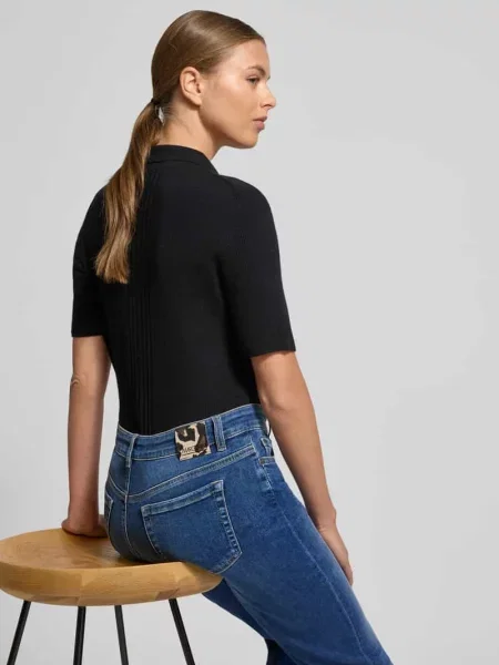 Marc Cain Jeansy Flare Forli blau błękitne