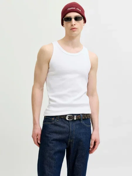 JACK & JONES Tričko biela