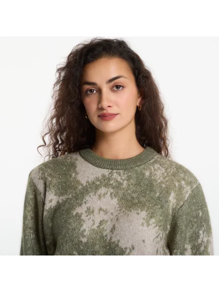 Пуловер GUESS Nevil Cn Abstract Jacquard Sweater Abstract Jacquard Green M зелено