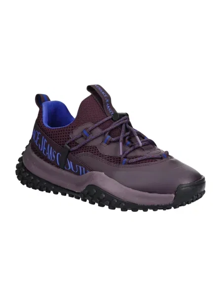 Sneakersy Versace Jeans Couture brązowe