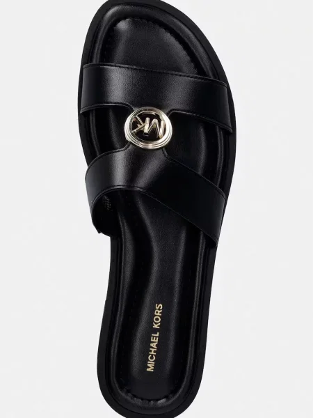Кожаные шлепанцы Michael Michael Kors без каблука