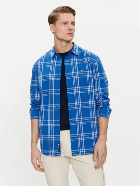 Srajca Tommy Jeans modra