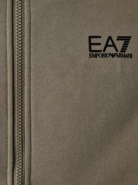 Emporio Armani melegítő szett férfi pamuttal zöld