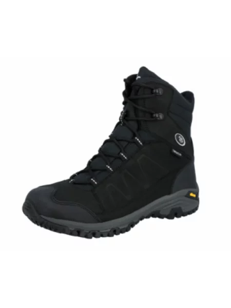 Buty trekkingowe Brütting skórzane czarne