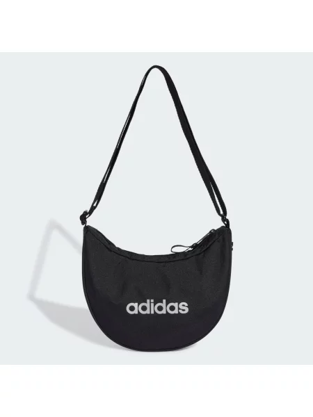 ADIDAS SPORTSWEAR Sportovní taška Linear Essentials / stříbrná černá