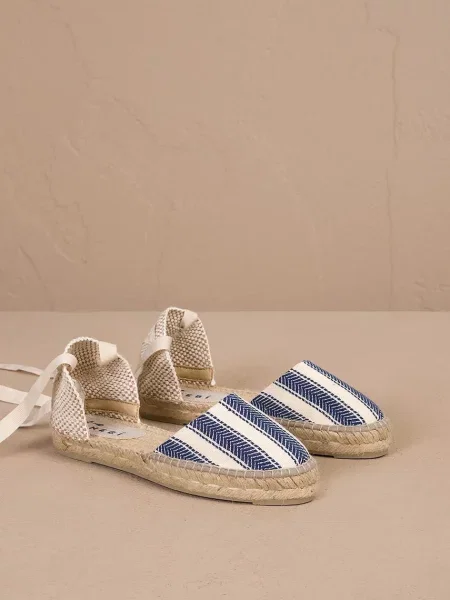 Espadrilky Manebi Flat Valenciana Espadrilles H P0 modrá