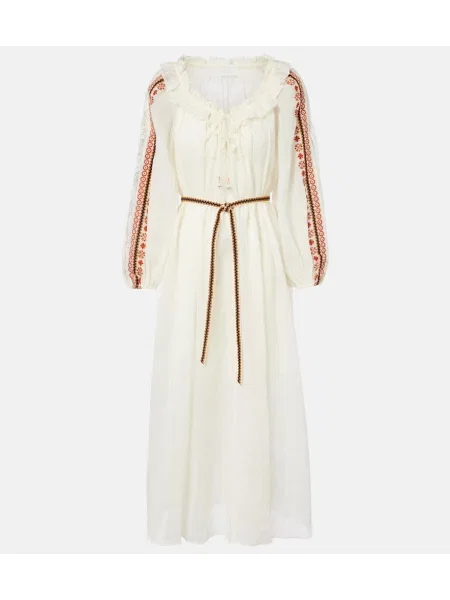 Rochie maxi Zimmermann alb