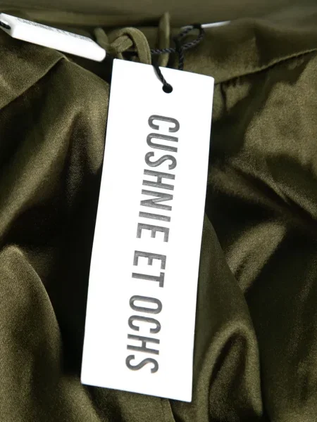 Rochie mini Cushnie de costum verde