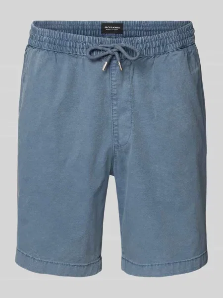 Szorty z elastycznym pasem model JAIDEN CARTER' Jack & Jones niebieskie