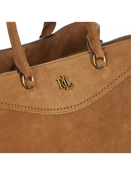 Geantă Lauren Ralph Lauren maro