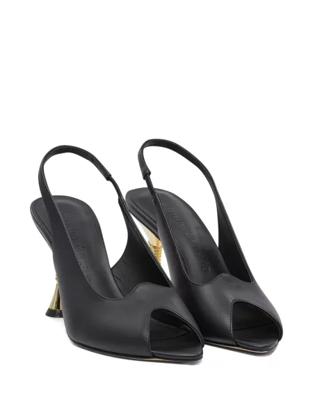 Pantofi cu toc Studio Amelia slingback negru