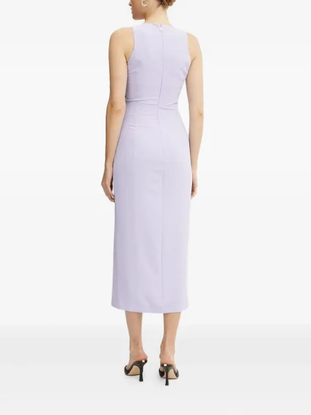 Rochie midi Patrizia Pepe până la genunchi de costum violet