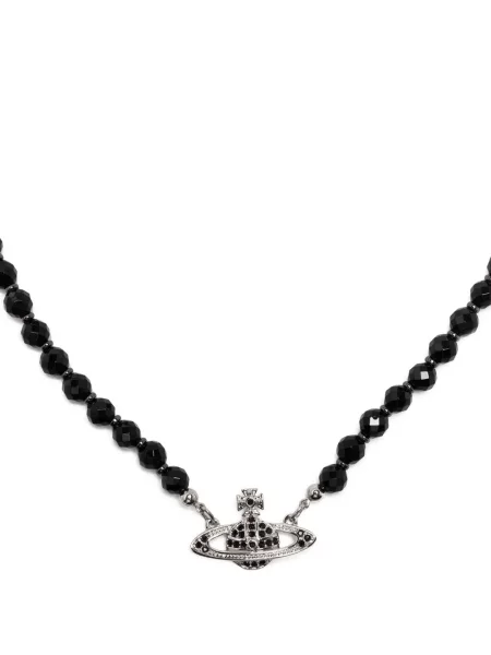 Colier Vivienne Westwood cu perle negru