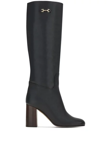 Botine Ferragamo din piele negru