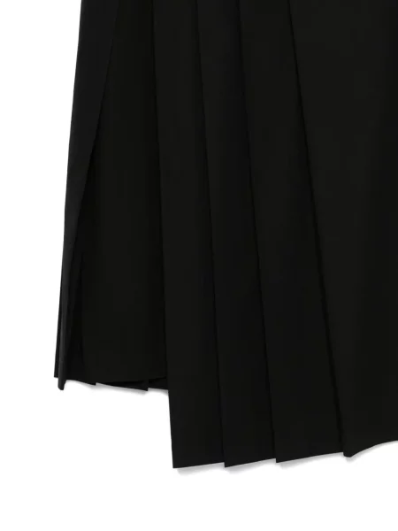 Fusta plisata Yohji Yamamoto plisată negru