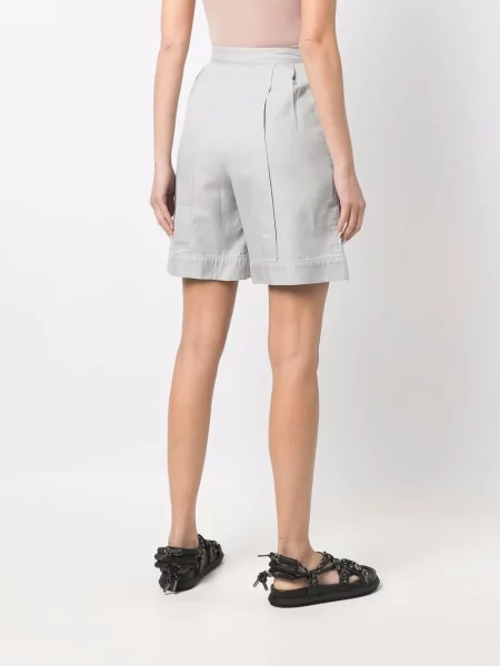 Pás bermudy Issey Miyake Pre-owned šedé