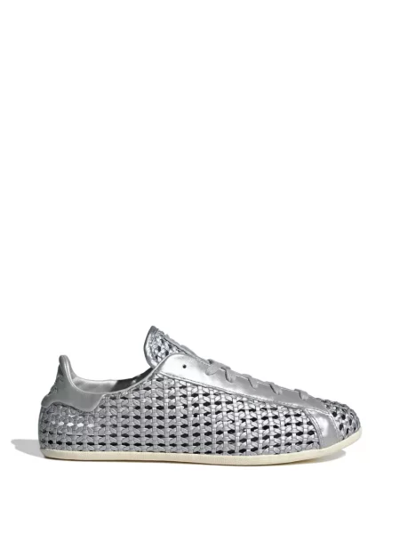 Бягане маратонки Adidas Stan Smith с волани черно