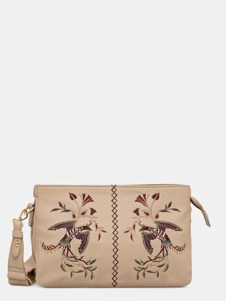 Medicine crossbody kabelka dámska béžová