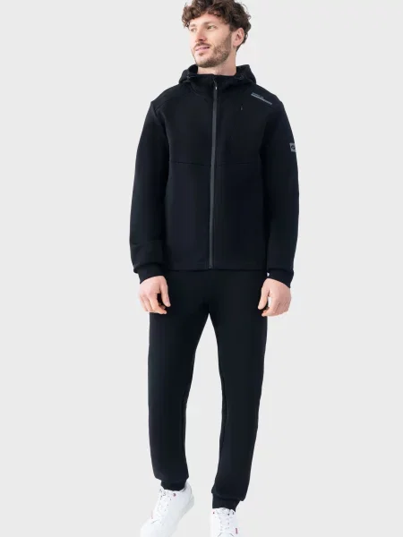 Спортивний костюм AVECS бавовна/поліестер чорний