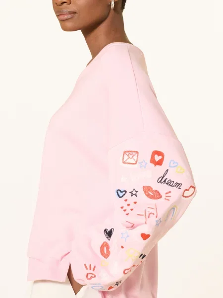 Smith & Soul Bluza Oversize pink różowa