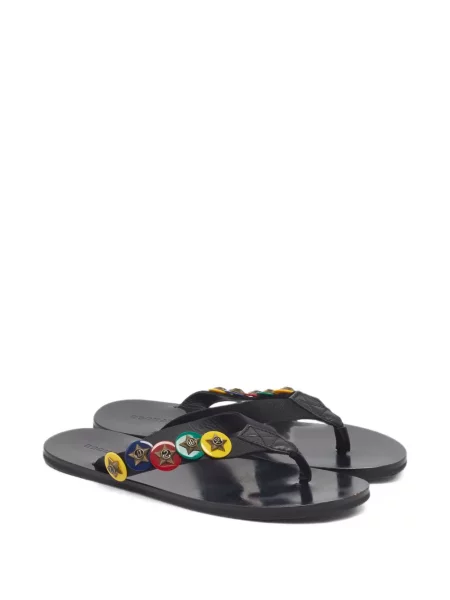 Sandale Dsquared2 cu autograf negru