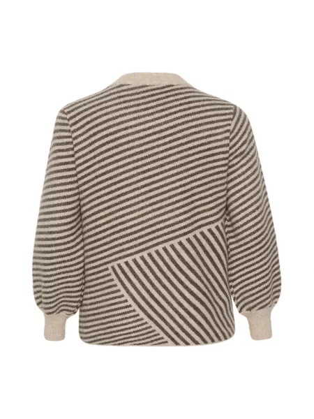 Sweter Kaffe Curve beżowy
