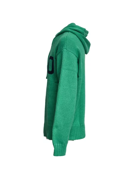 Fleece κορδόνι περίσφιξης φλις φούτερ Polo Ralph Lauren με αυτόγραφο λευκό