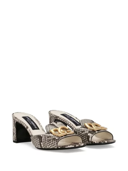 Papuci tip mules Dolce & Gabbana din piele