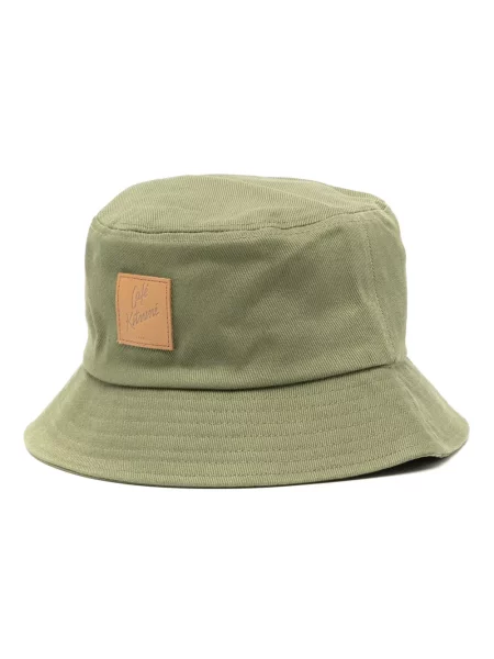 Pălărie Maison Kitsune cu aplicații verde