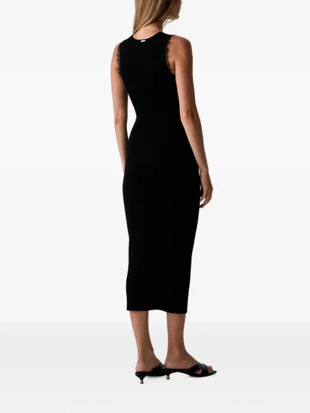 Rochie midi Twinset tricotate negru