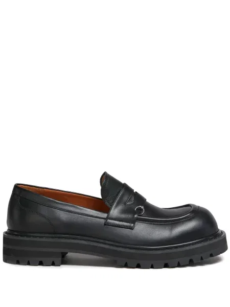 Pantofi loafer Marni din piele negru