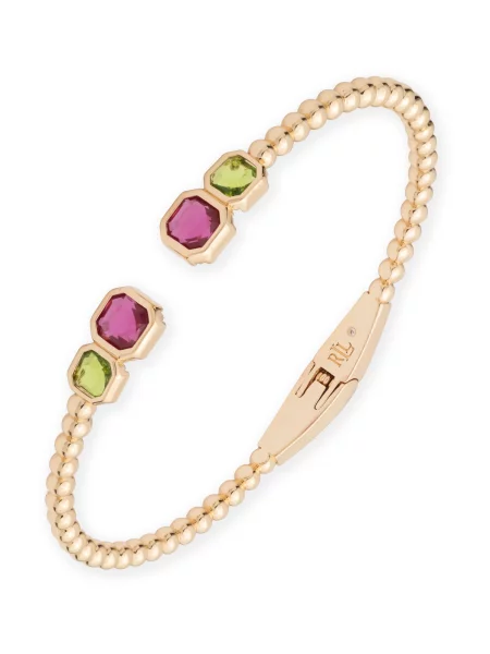 Lauren Ralph Lauren Náramek DARLENE zlatá pink zelená