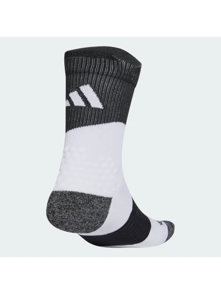 ADIDAS PERFORMANCE Športové ponožky RunxBoost sivá melírovaná / čierna biela