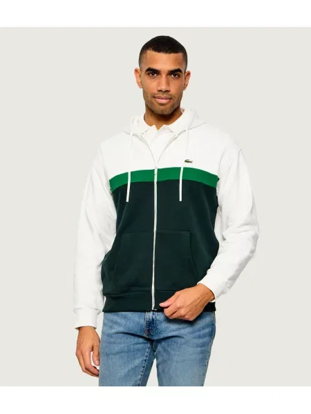 Lacoste Hanorac alb